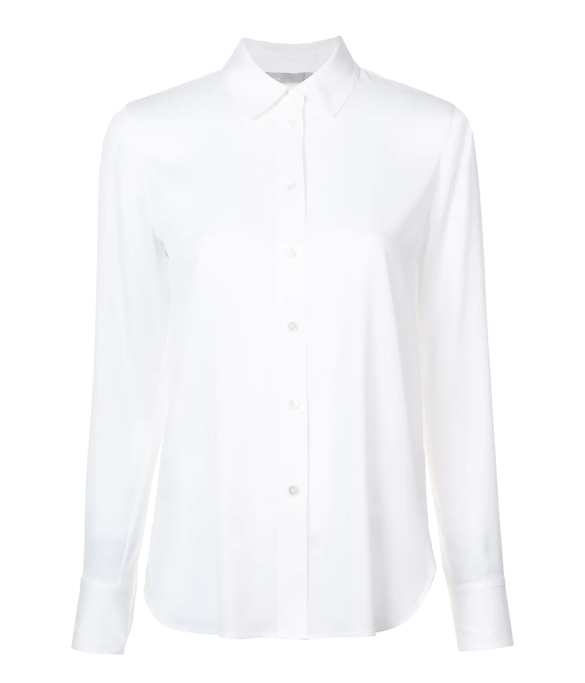 Slim Fitted Blouse in Optic White