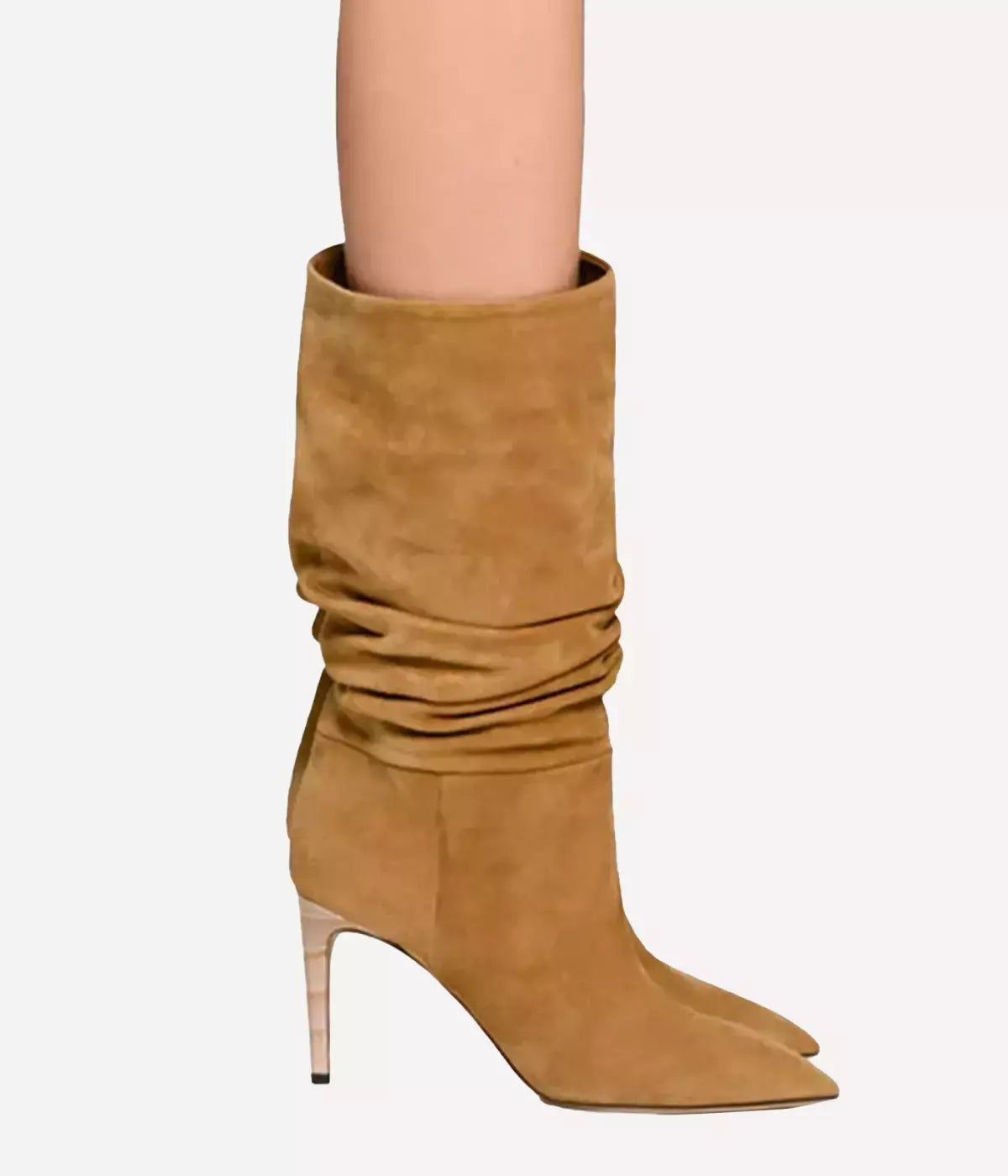 Slouchy Boot 85 in Caramel