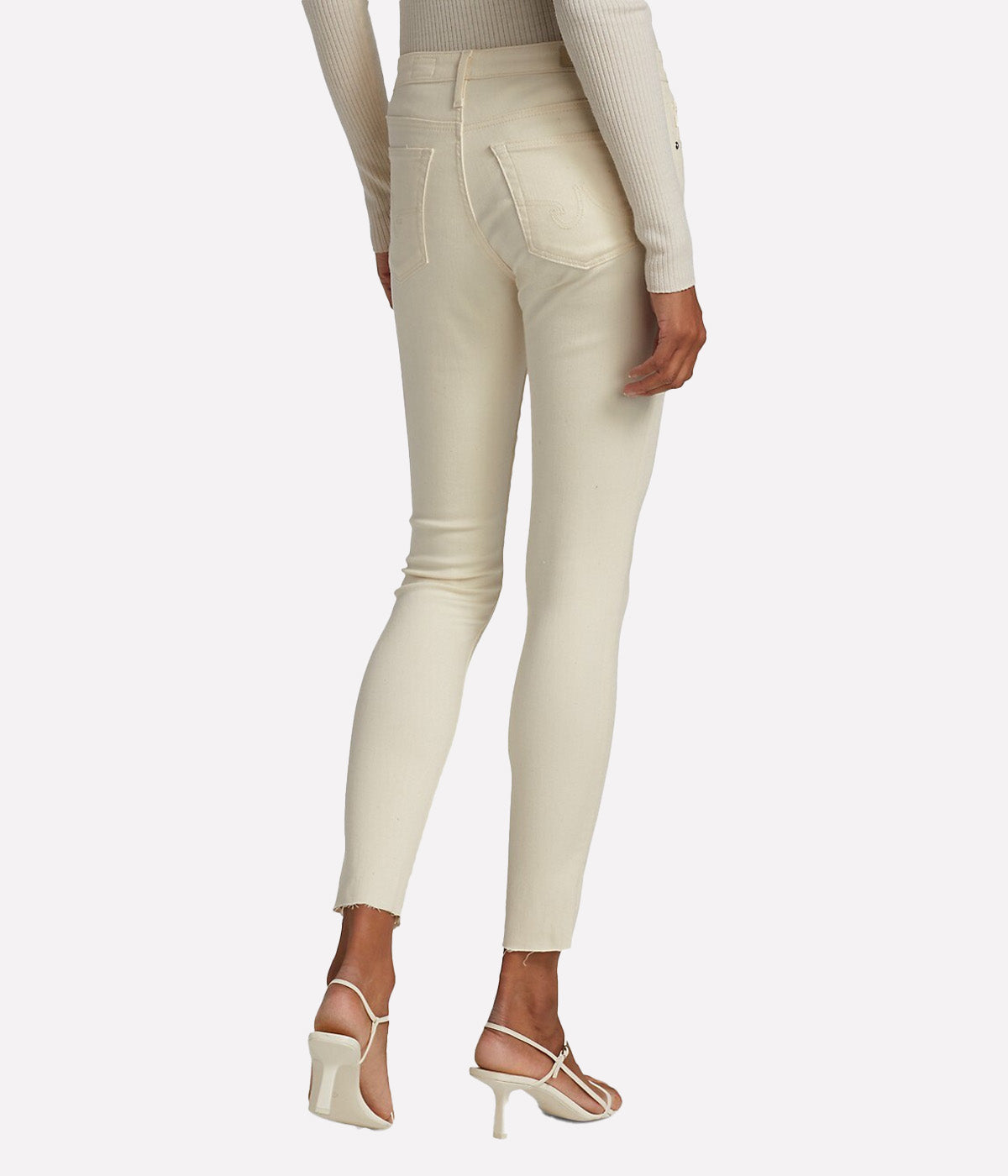 The Legging Ankle Jean in Ecru Dunes