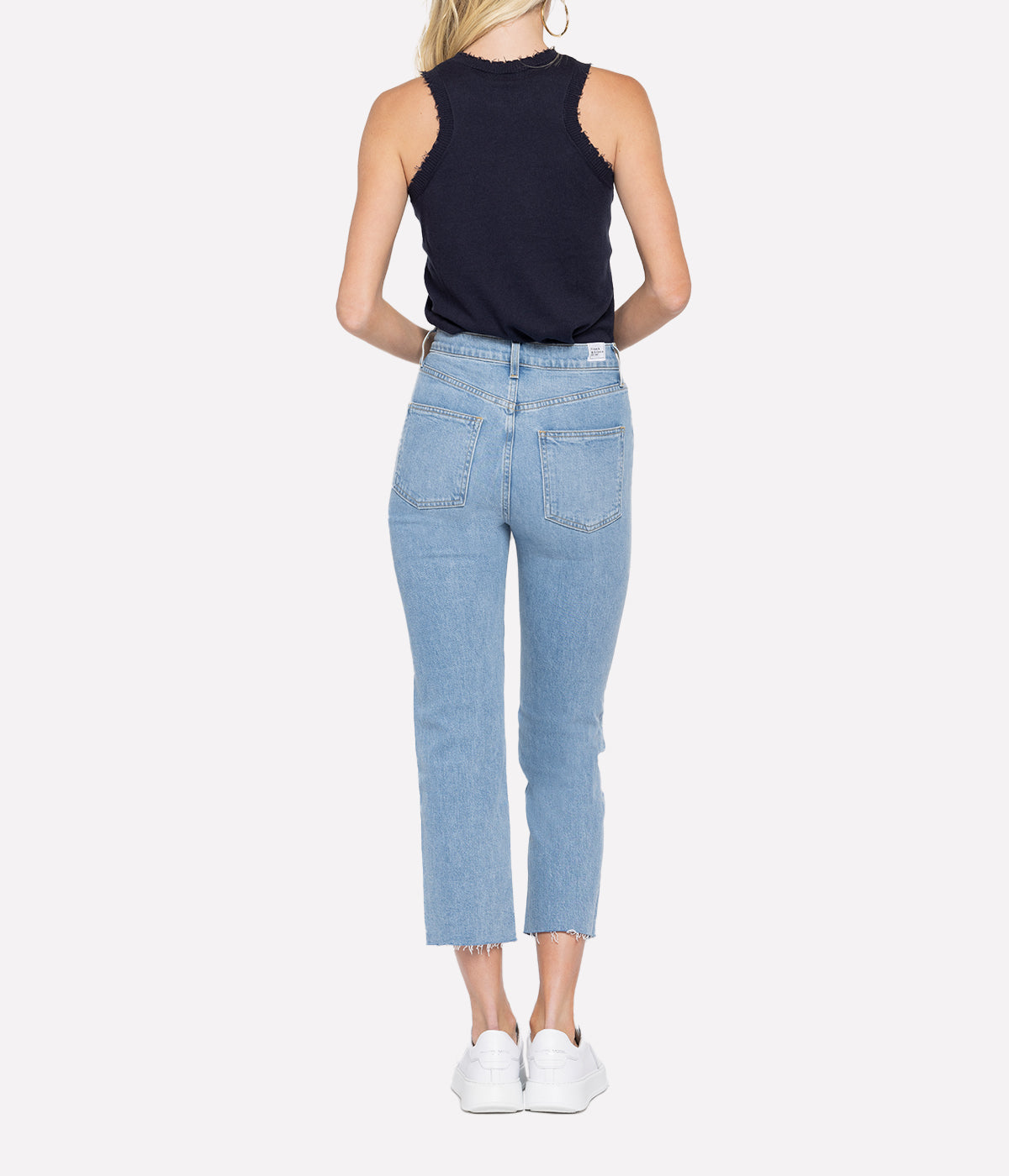 The Monaghan Mom Jean in Faded Light Denim Wash