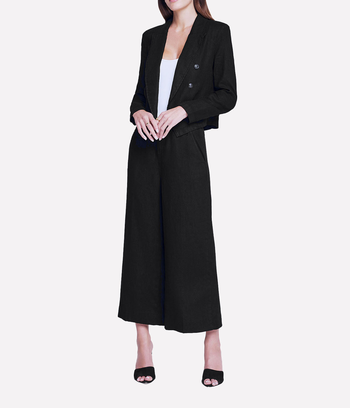 Wayne Crop Double Breast Jacket