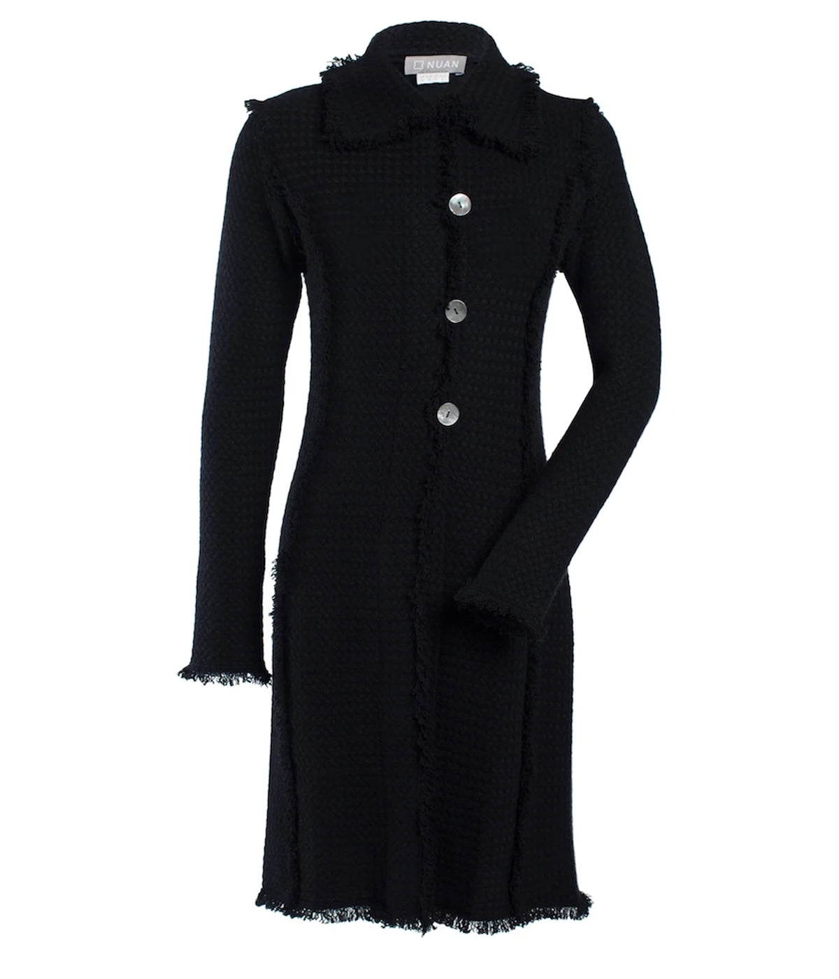 Coco Cashmere Coat in Black