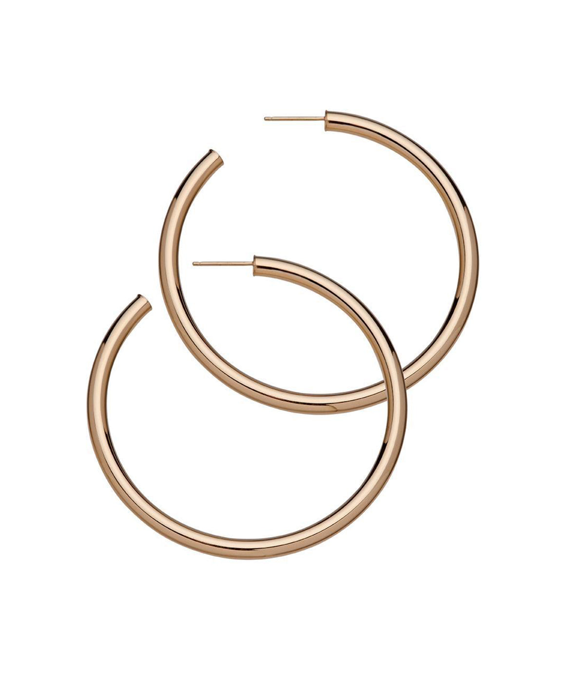 Lou 2.5" Hoops in Gold & Silver