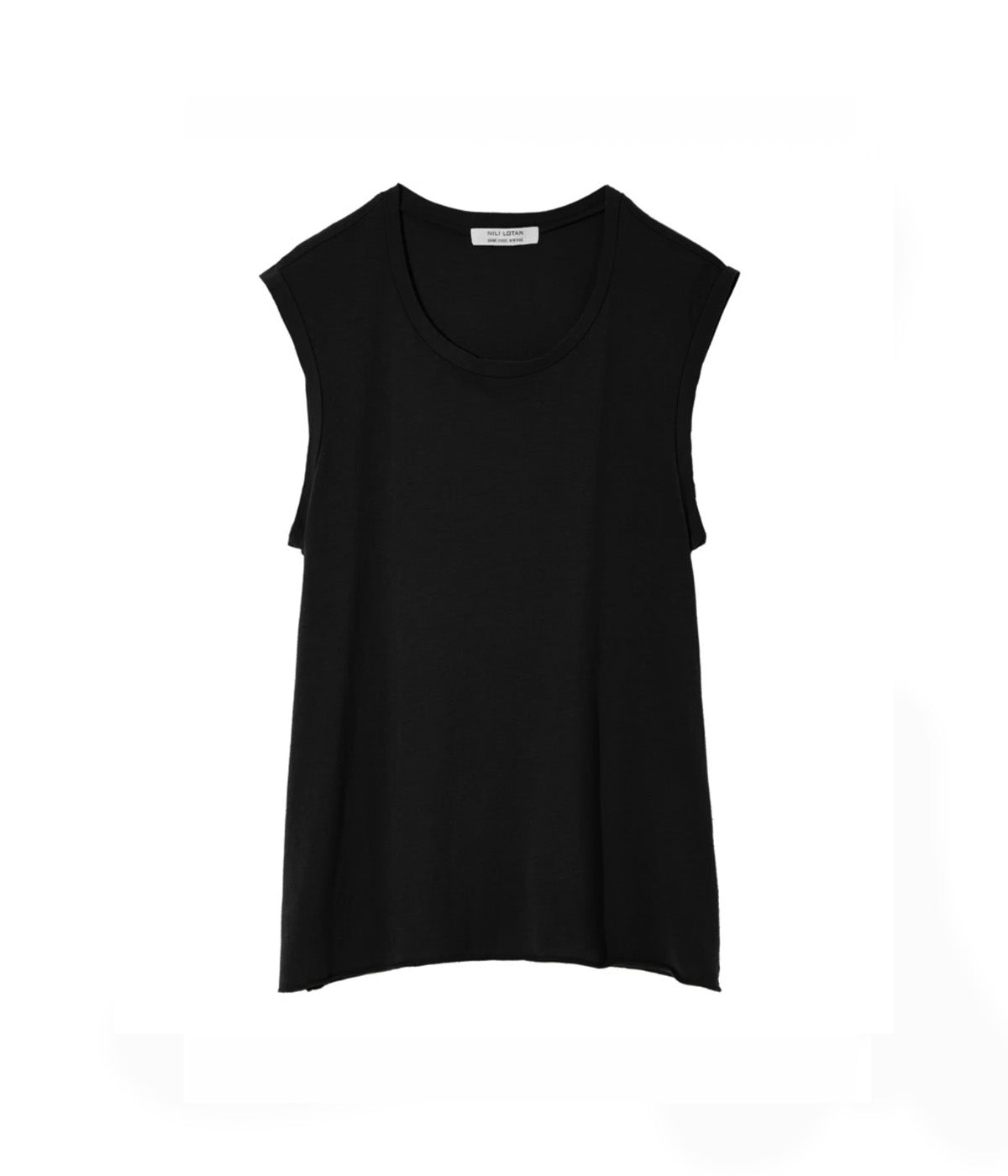 Muscle Tee in Washed Black