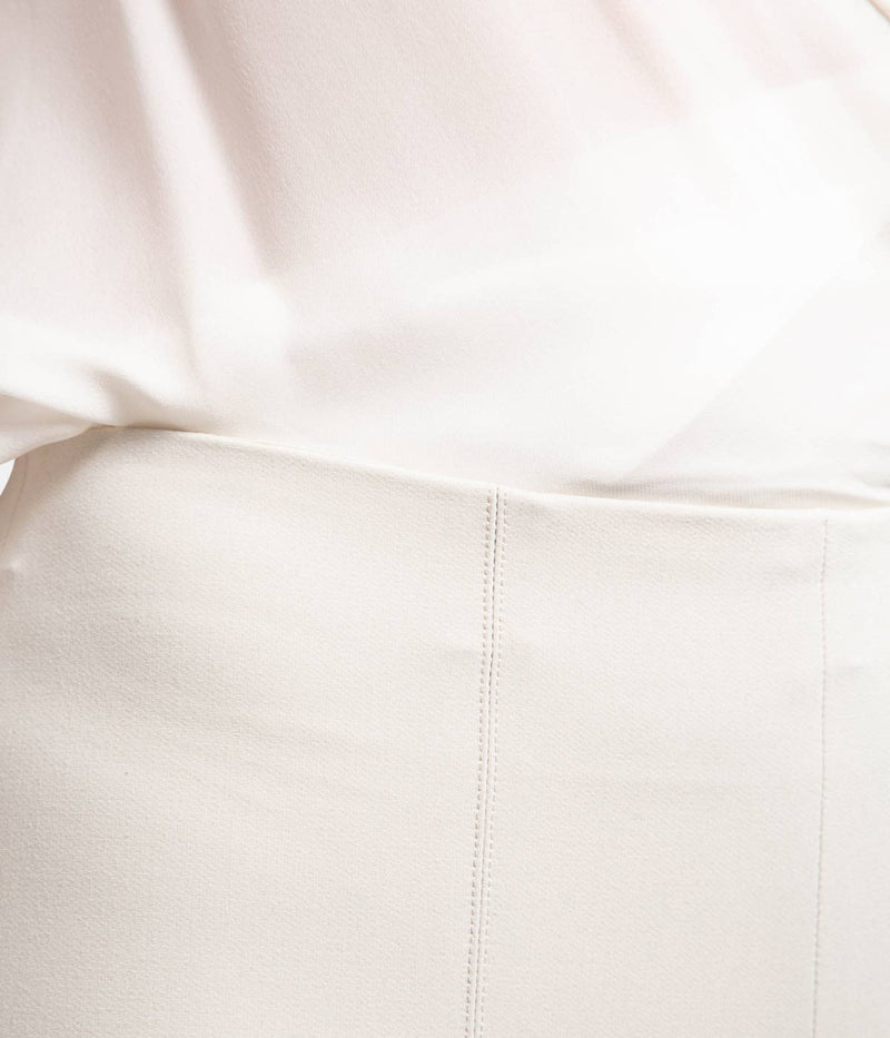 Stitch Front Seam Legging in Gesso