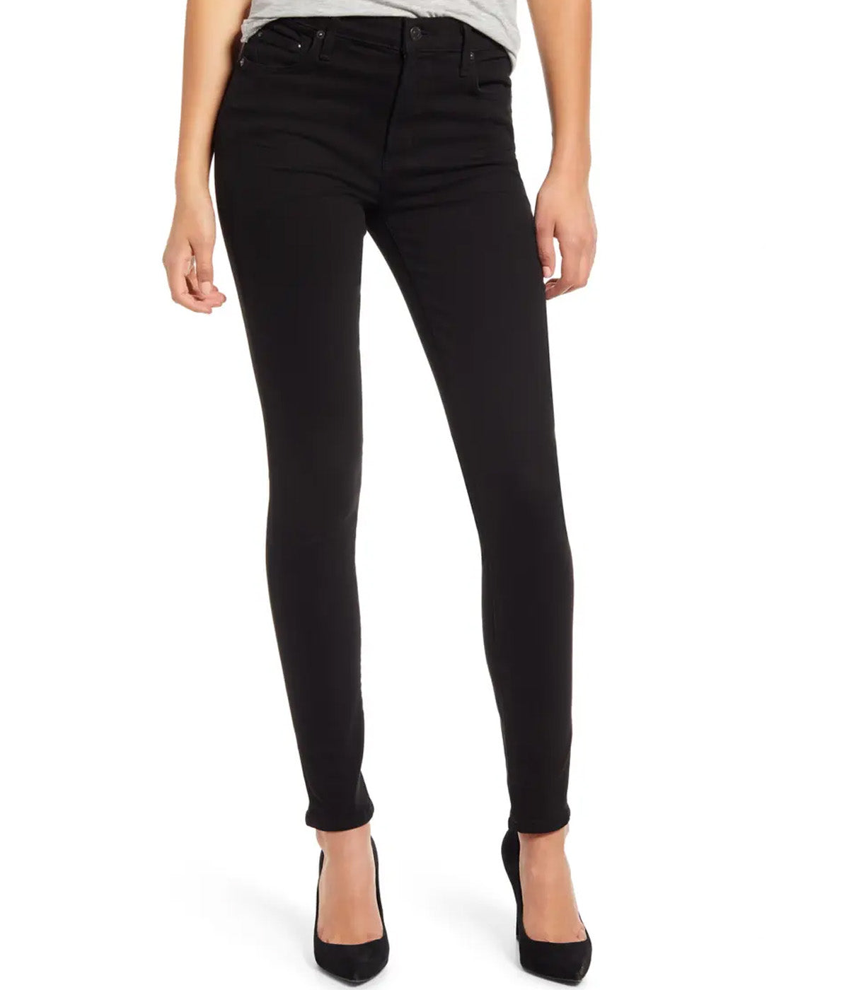 Citizens of Humanity signature skinny jeans with a mid-rise silhouette, crafted in stretch denim for a flattering fit.